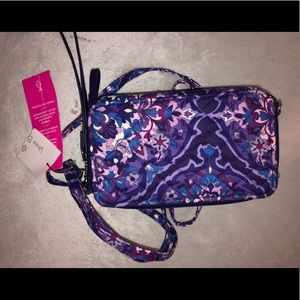 Vera Bradley purple crossbody purse